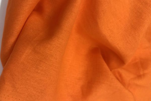 Лен с вискозой Оранжевый